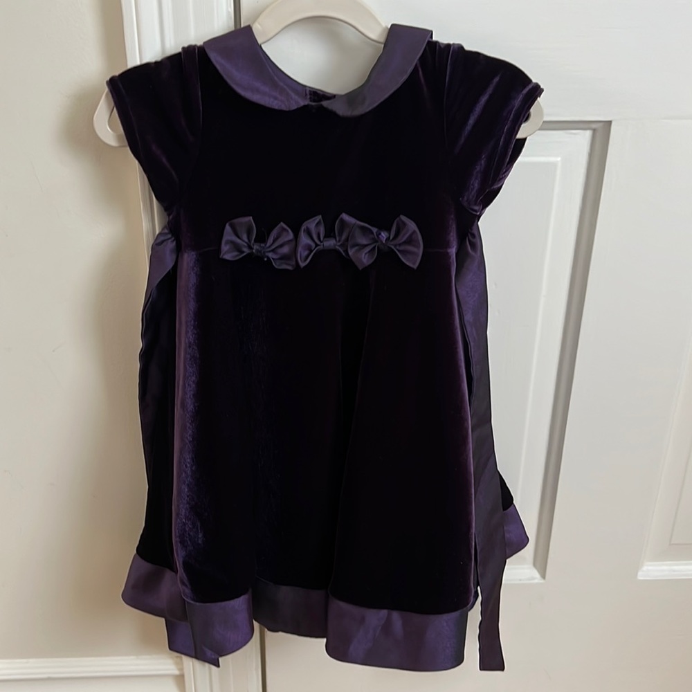 Good Lad velveteen purple 24 mo dress